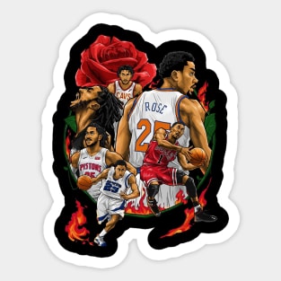 D Rose NBA Design Sticker